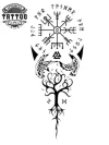 tatouage-ephemere-lune-boussole-design-unique-explorateur tatouage-ephemere-lune-boussole-design-unique-explorateur