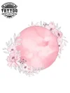 tatouage-lune-fleur-temporaire-elegant tatouage-lune-fleur-temporaire-elegant