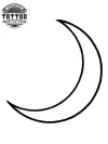tatouage-ephemere-lune-fine-elegant-minimaliste tatouage-ephemere-lune-fine-elegant-minimaliste