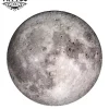 tatouage-ephemere-lune-design-premium-image