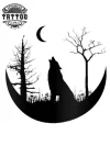 tatouage-lune-ephemere-loup-mystique tatouage-lune-ephemere-loup-mystique