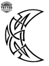 tatouage ephemere lune maorie design tribal tatouage ephemere lune maorie design tribal