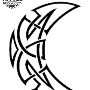 tatouage ephemere lune maorie design tribal tatouage ephemere lune maorie design tribal