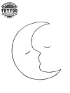 tatouage-lune-ephemere-minimaliste-design tatouage-lune-ephemere-minimaliste-design