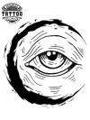 tatouage-ephemere-lune-oeil-mystique