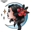 tatouage-ephemere-lune-old-school-vintage-temporaires