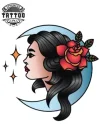 tatouage-ephemere-lune-old-school-vintage-temporaires