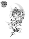 tatouage-ephemere-lune-rose-design-elegant-et-mystique tatouage-ephemere-lune-rose-design-elegant-et-mystique