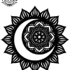 tatouage-ephemere-lune-soleil-mandala-boheme