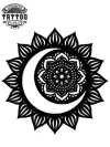 tatouage-ephemere-lune-soleil-mandala-boheme