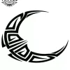 tatouage-lune-ephemere-tribal-design-spirituel tatouage-lune-ephemere-tribal-design-spirituel