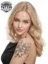 tatouage-epaule-ephemere-motif-lys-elegant tatouage-epaule-ephemere-motif-lys-elegant