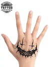 tatouage-main-ephemere-bouche-style-tendance tatouage-main-ephemere-bouche-style-tendance