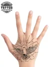 tatouage main colombe réaliste éphémère tatouage main colombe réaliste éphémère