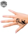 Tatouage Main Éphémère Couple Romantique Tatouage Main Éphémère Couple Romantique