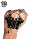 tatouage-main-ephemere-gang-style-look-unique