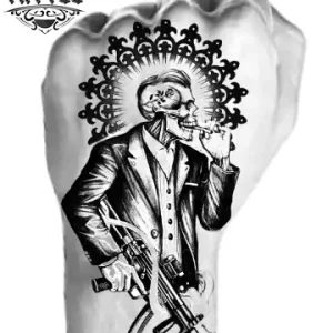 tatouage-main-ephemere-mafia-style-realiste tatouage-main-ephemere-mafia-style-realiste