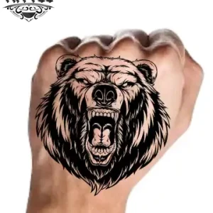 tatouage-main-ours-ephemere-tattoo-temporary tatouage-main-ours-ephemere-tattoo-temporary