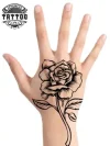 tatouage-main-ephemere-design-rose tatouage-main-ephemere-design-rose