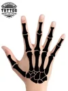 tatouage-main-squelette-ephemere-idee-originale-temporary tatouage-main-squelette-ephemere-idee-originale-temporary
