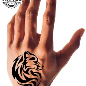 tatouage-main-tete-de-loup-realiste-temporary tatouage-main-tete-de-loup-realiste-temporary