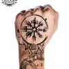 tatouage-main-ephemere-viking-design-nordique-durable tatouage-main-ephemere-viking-design-nordique-durable