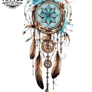 tatouage-manchette-ephemere-attrape-reve-design-boheme