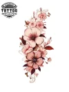 tatouage manchette éphémère florale élégance fleurie image produit tatouage manchette éphémère florale élégance fleurie image produit