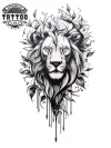 tatouage-manchette-ephemere-homme-lion-realiste-longue-duree tatouage-manchette-ephemere-homme-lion-realiste-longue-duree
