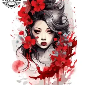tatouage-manchette-ephemere-design-japonais tatouage-manchette-ephemere-design-japonais