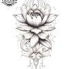 tatouage-manchette-lotus-manchon-ephemere-fleur-de-lotus