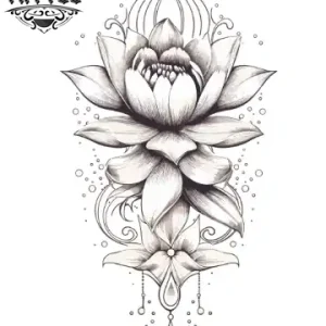 tatouage-manchette-lotus-manchon-ephemere-fleur-de-lotus