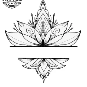 tatouage manchette fleur de lotus éphémère haut de gamme tatouage manchette fleur de lotus éphémère haut de gamme