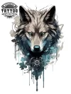 tatouage manchette ephemere loup realiste pour bras tatouage manchette ephemere loup realiste pour bras