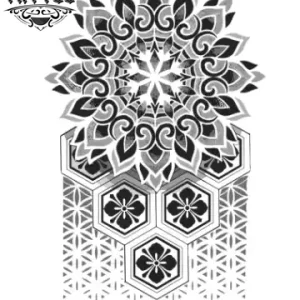 tatouage-manchette-ephemere-mandala-design-mystique