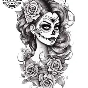 tatouage-manchette-ephemere-motif-mexicain-tribal-pour-bras tatouage-manchette-ephemere-motif-mexicain-tribal-pour-bras