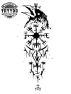 tatouage-manchette-ephemere-nordique-design-unique tatouage-manchette-ephemere-nordique-design-unique