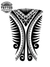 tatouage manchette ephemere style polynesien