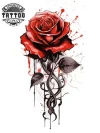 tatouage-manchette-ephemere-rose-homme-floral-durable-elegant tatouage-manchette-ephemere-rose-homme-floral-durable-elegant