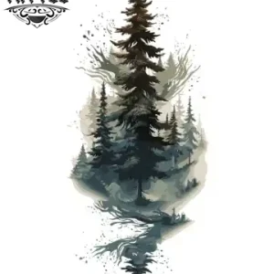 tatouage-manchette-ephemere-sapin-design-unique-image-alt tatouage-manchette-ephemere-sapin-design-unique-image-alt