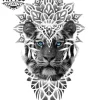 tatouage-tigre-ephemere-manchette-design-sauvage-intense tatouage-tigre-ephemere-manchette-design-sauvage-intense