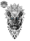 tatouage-tigre-ephemere-manchette-design-sauvage-intense tatouage-tigre-ephemere-manchette-design-sauvage-intense