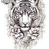 tatouage-manchette-tigre-sauvage-realiste-bras-tatouage-ephemere tatouage-manchette-tigre-sauvage-realiste-bras-tatouage-ephemere
