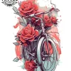 tatouage-manchette-ephemere-velo-design-sportif-cyclistes tatouage-manchette-ephemere-velo-design-sportif-cyclistes
