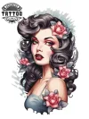 tatouage-manchette-visage-artistique-temporaire tatouage-manchette-visage-artistique-temporaire