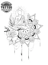 tatouage ephemere mandala bouddha bouddhisme tatouage ephemere mandala bouddha bouddhisme