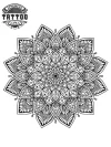 tatouage mandala ephemere dentelle decoratif tatouage mandala ephemere dentelle decoratif