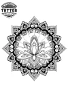 tatouage-mandala-flower-lotus-tatouage-ephemere-design-unique-intemporel tatouage-mandala-flower-lotus-tatouage-ephemere-design-unique-intemporel