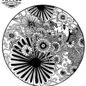 tatouage-ephemere-mandala-japonais-design-unique tatouage-ephemere-mandala-japonais-design-unique