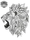 tatouage-ephemere-mandala-lion-durable-waterproof tatouage-ephemere-mandala-lion-durable-waterproof